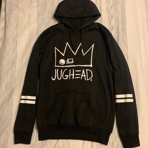 Black & White Jughead-Riverdale Drawstring Hoodie
